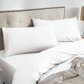 Bamboo Silk Bedding - White / Grey - 100% Organic